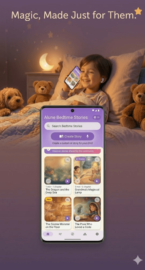 Aluna Bedtime Stories screenshot
